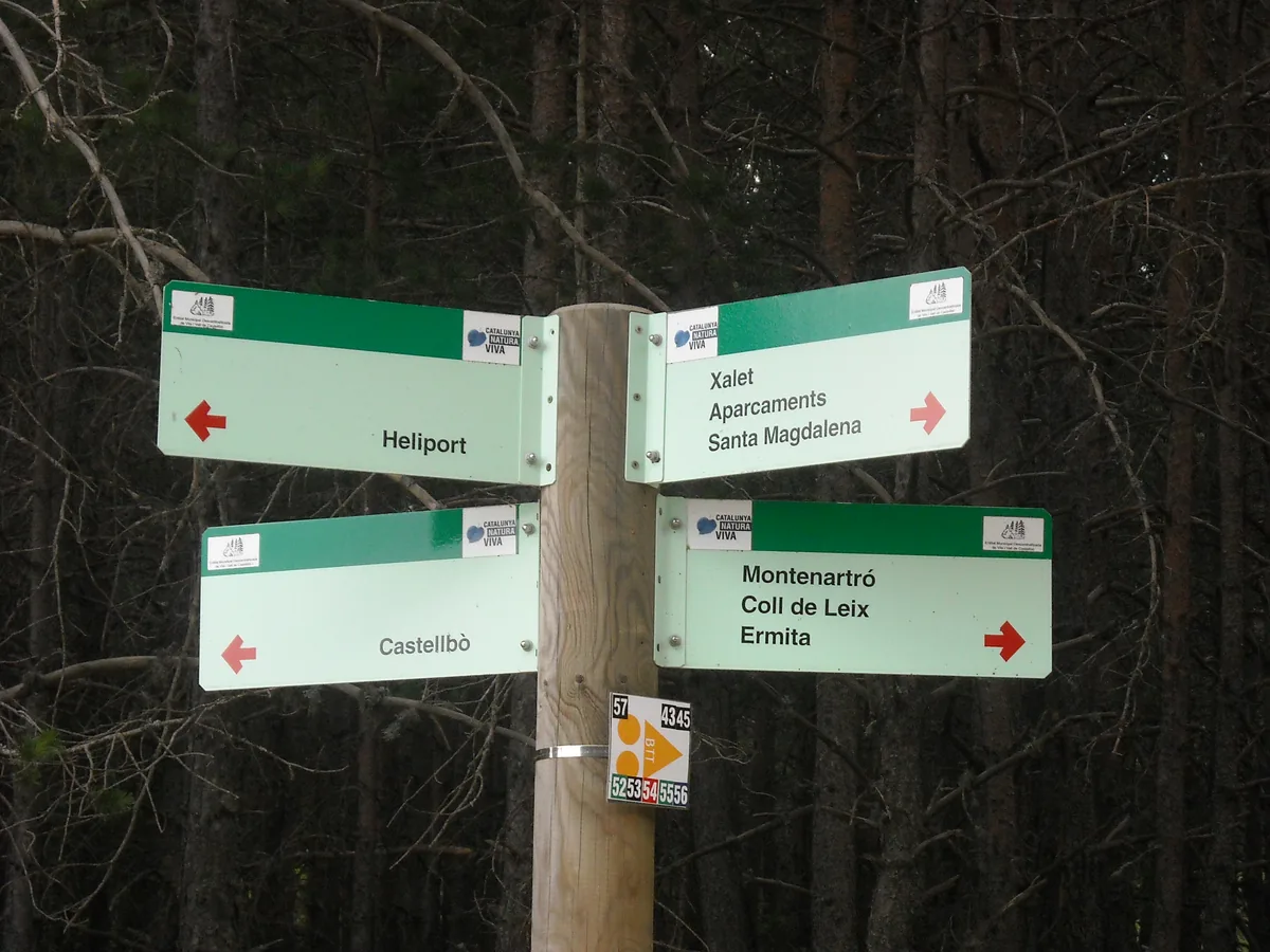 Señalización en espacios naturales - Sant Joan